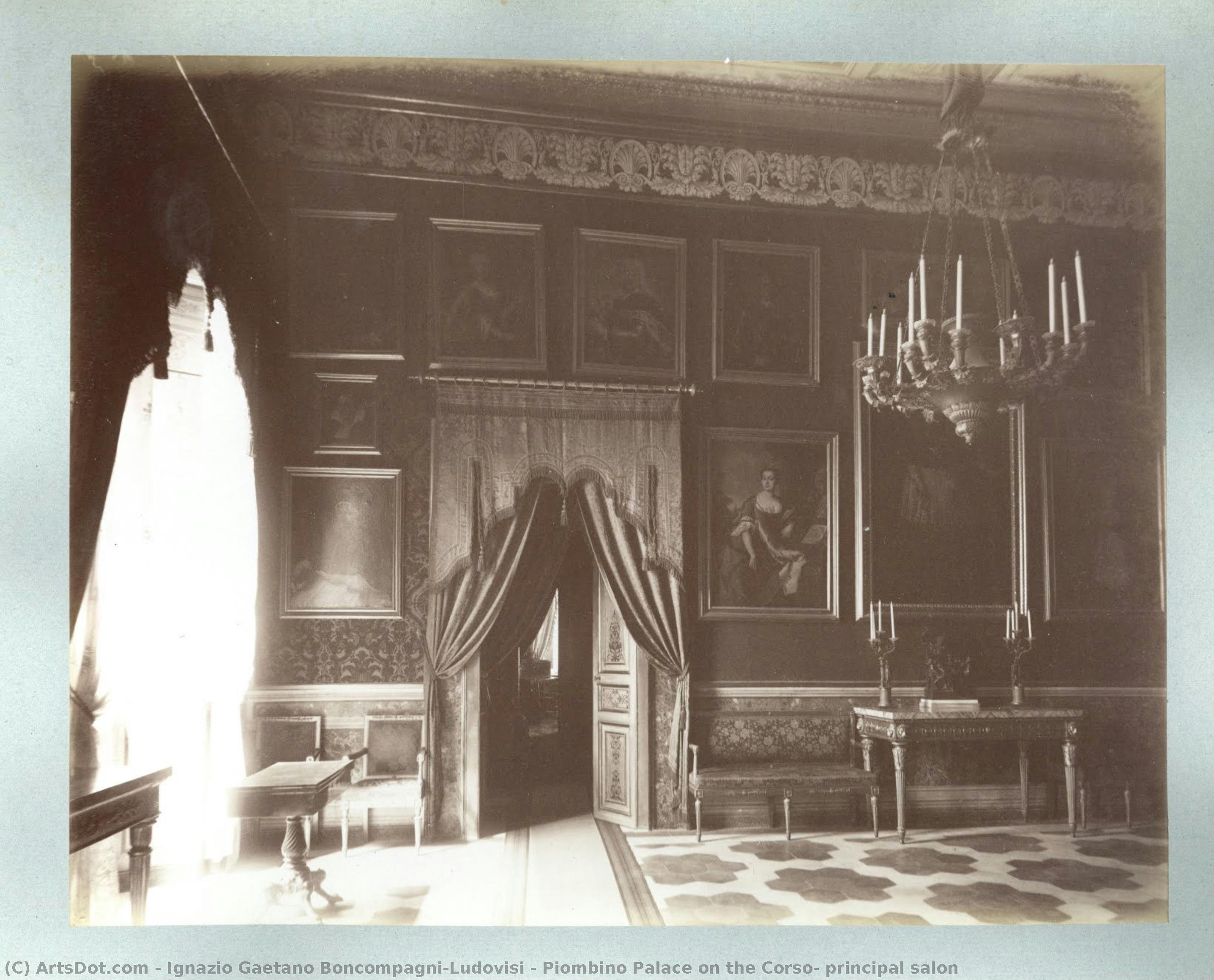Piombino Palace On The Corso: Principal Salon — Ignazio Gaetano Boncompagni-ludovisi