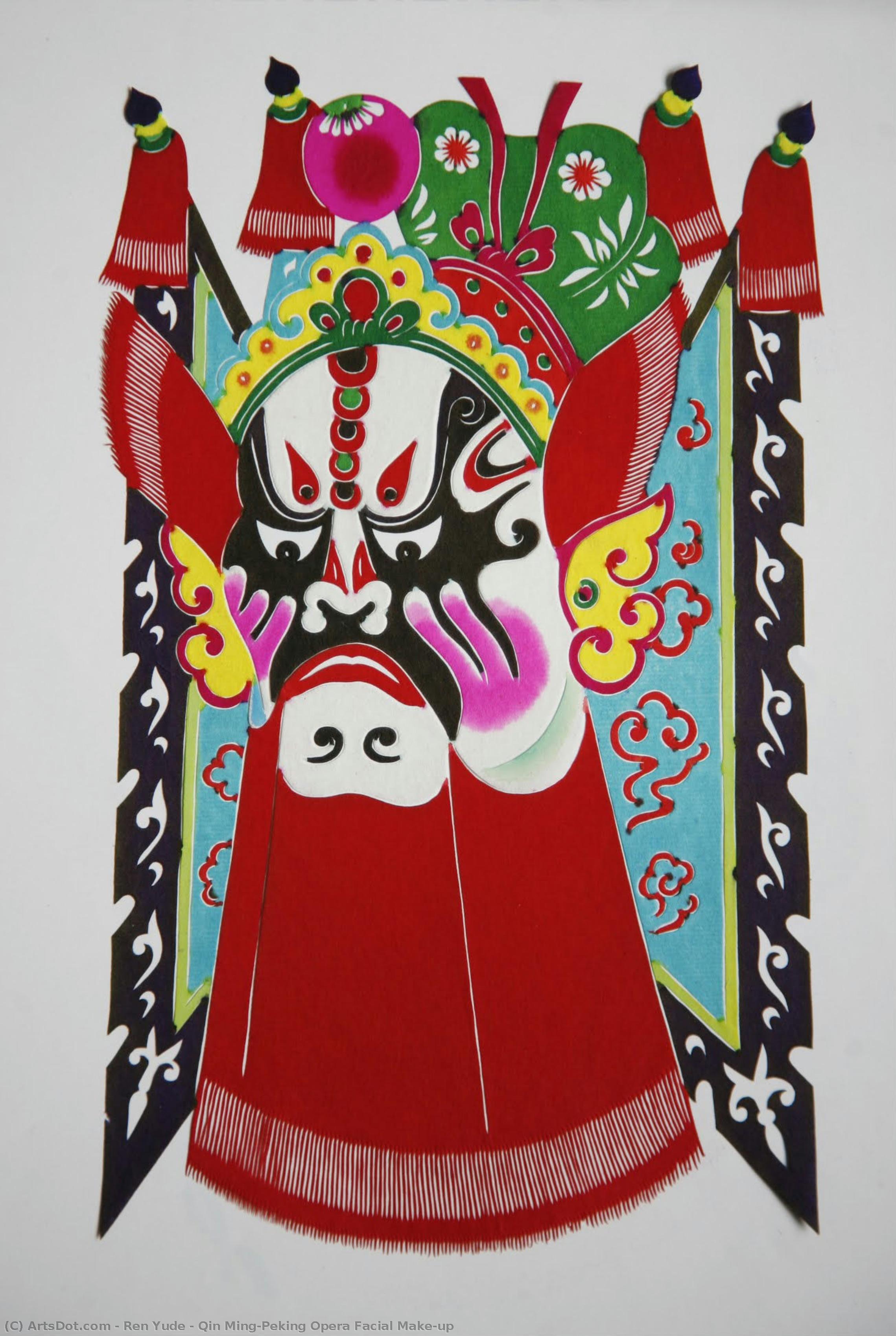 Qin Ming—peking Opera Facial Make-up — Ren Yude