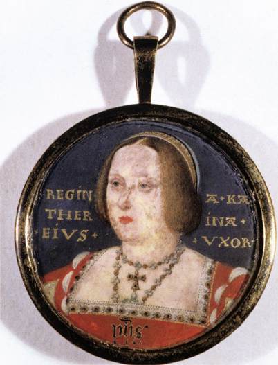 Portrait Of Catherine Of Aragon — Lucas Horenbout