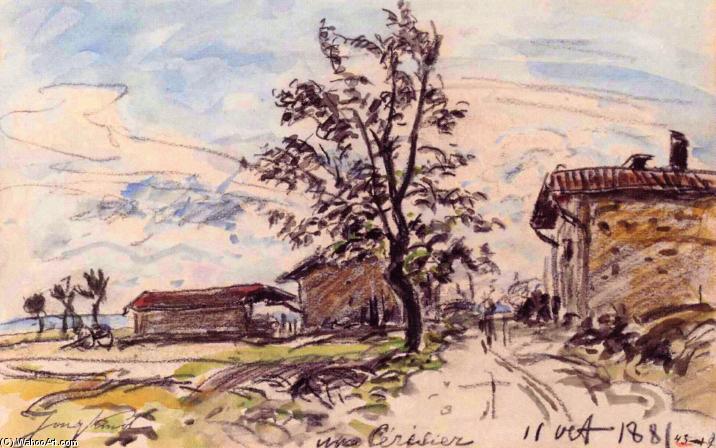 A Cherry Tree — Johan Barthold Jongkind