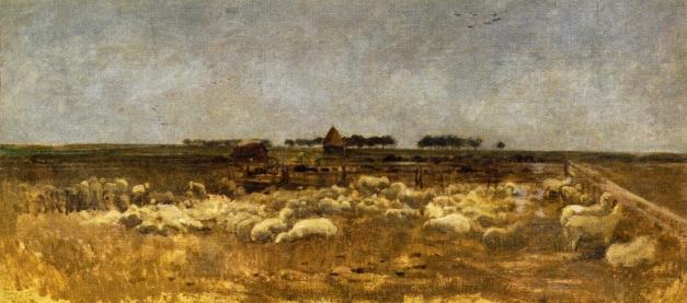 Le Parc Ã Moutons — Charles-françois Daubigny