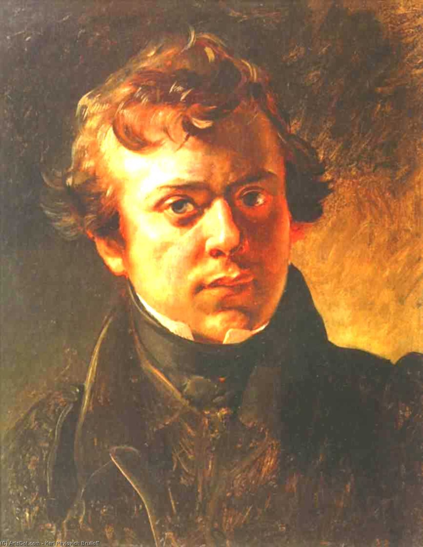 Portrait Of A. M. Gornostaev — Karl Pavlovič Brjulov