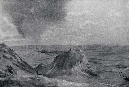 South Dakota Badlands, (painting) — Von Luerzer
