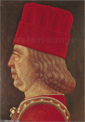Portrait Of Borso Deste Prince Of Ferrara — Baldassare D'este