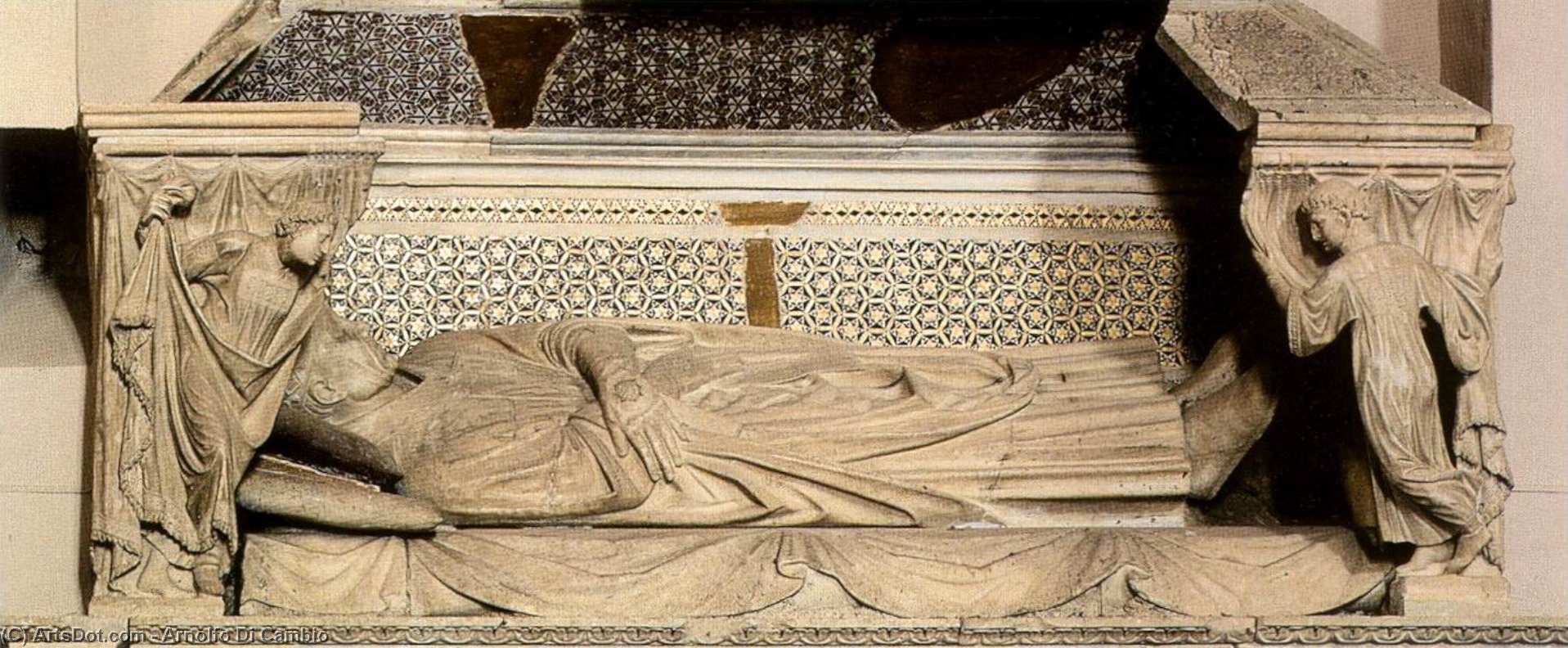 Tomb Of Cardinal De Braye (detail) (11) — Arnolfo Di Cambio