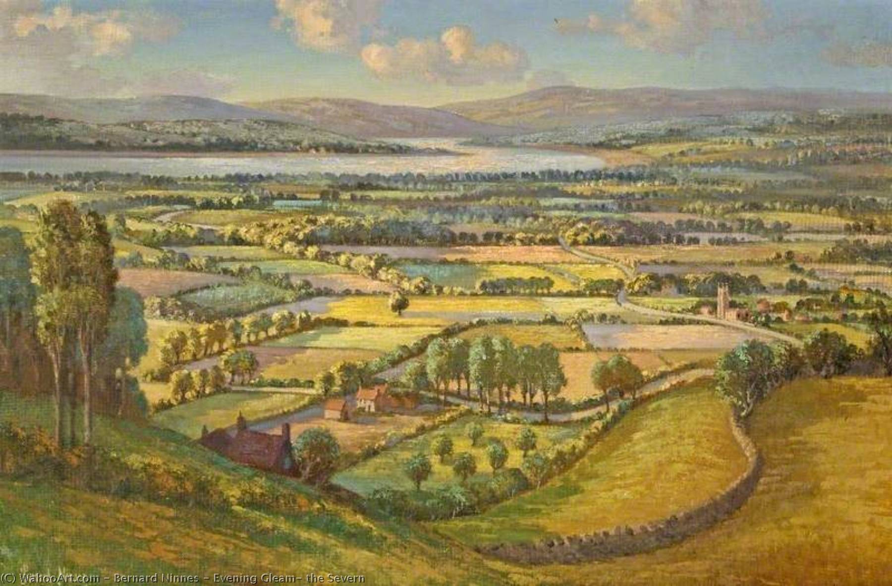 Evening Gleam, The Severn — Bernard Ninnes