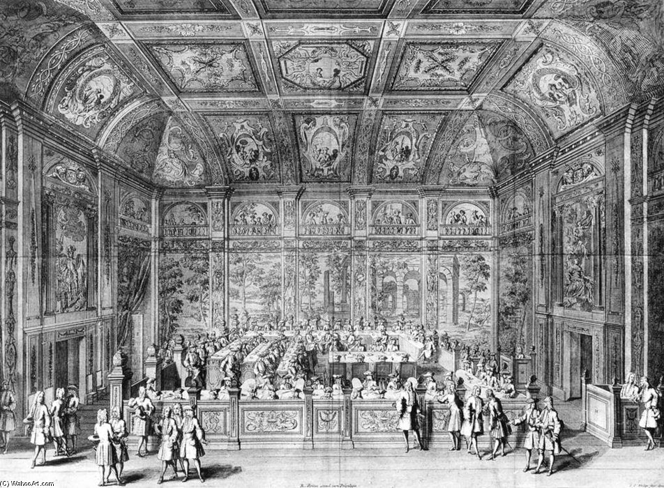 Assembly Room In The Binnenhof, The Hague — Pieter Jansz Post