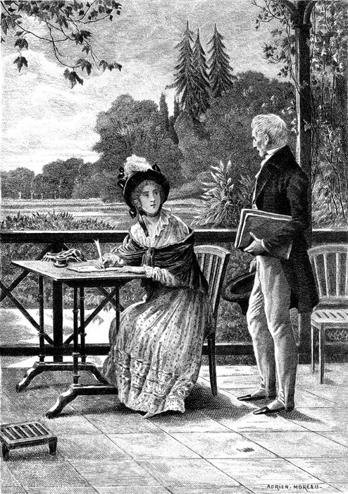 Title Page Of Honoré De Balzac's Memoirs Of Two Young Wive — Adrien Moreau