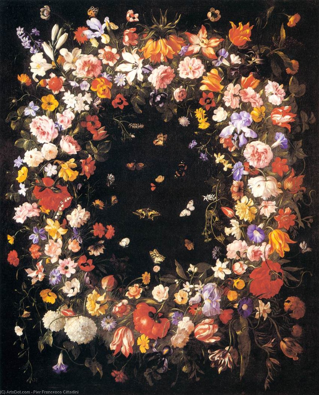 Garland Of Flowers — Pier Francesco Cittadini