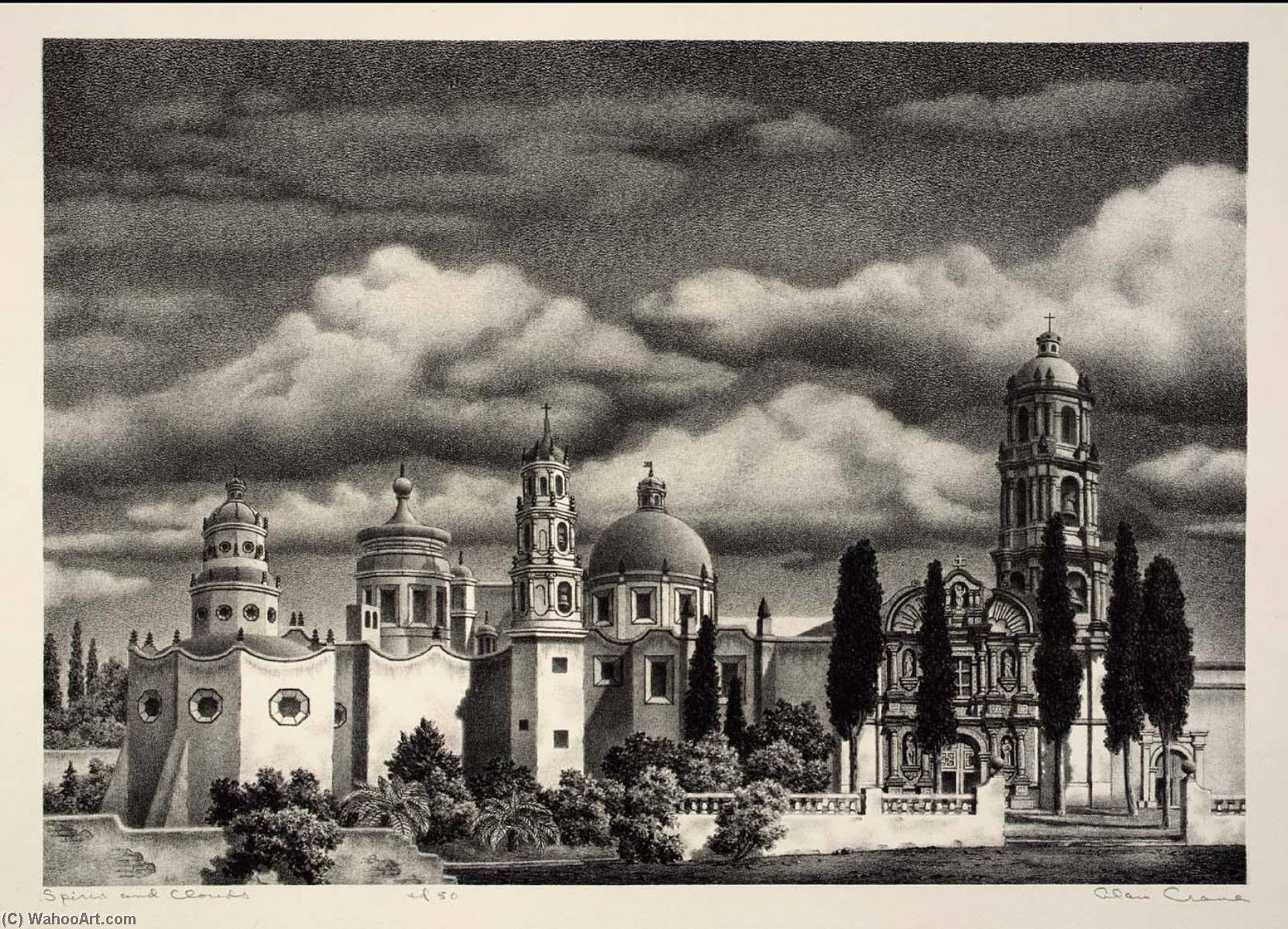 Spires And Clouds — Alan Crane