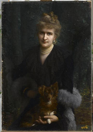 Portrait De Gabrielle D'uckermann, Mme Ernest Hebert — Ernest Hébert