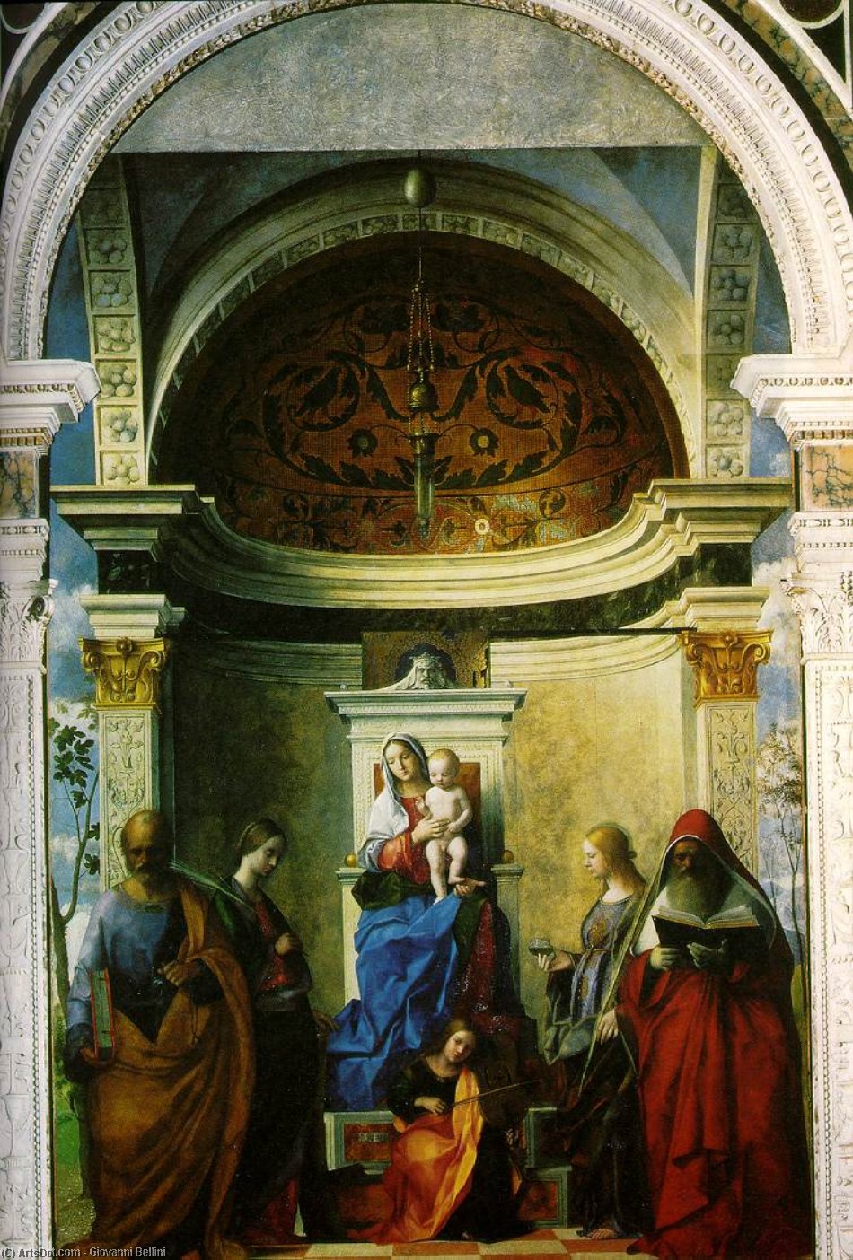 Madonna With Saints, Chur — Giovanni Bellini