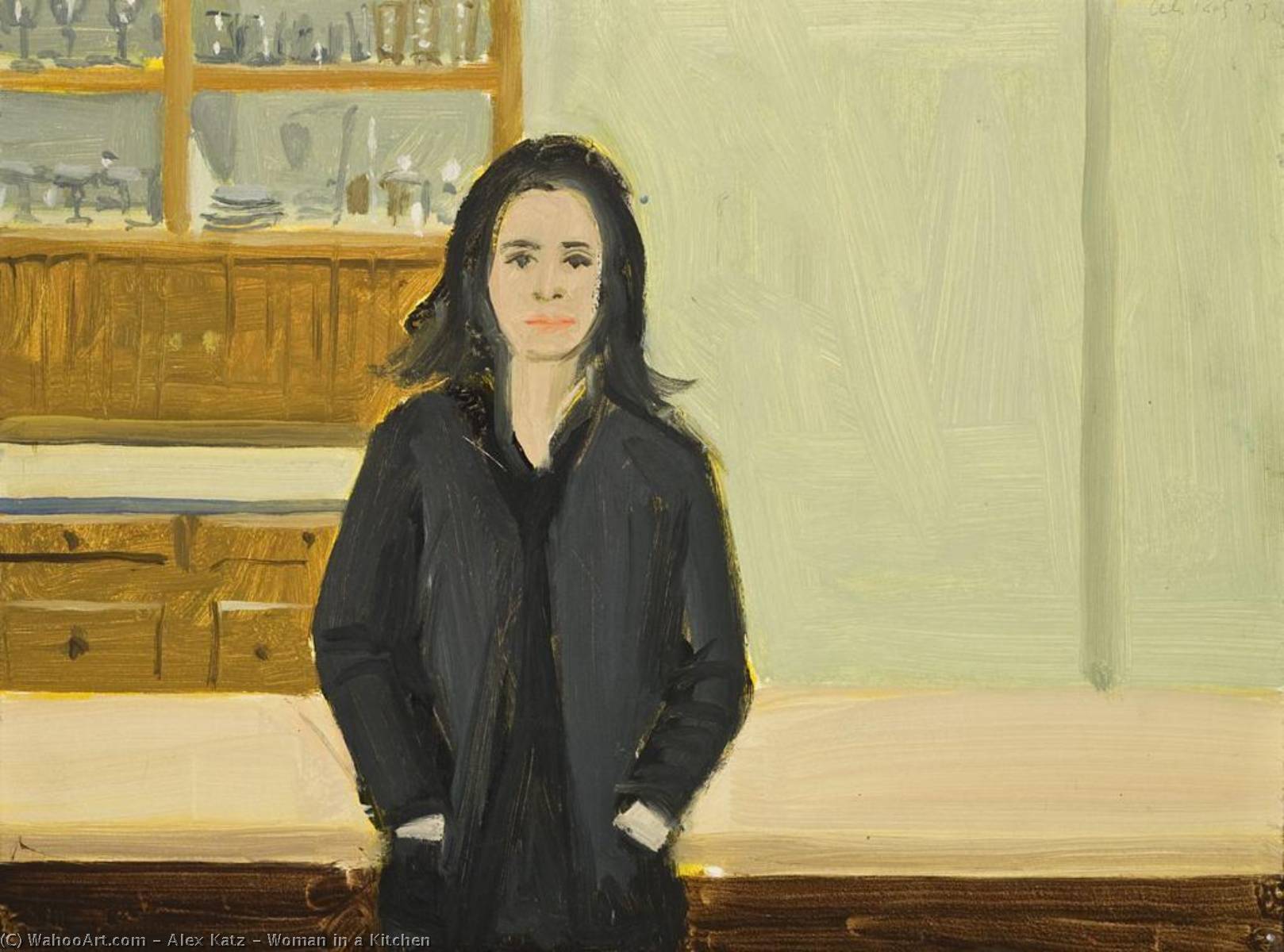 Woman In A Kitchen — アレックス・カッツ