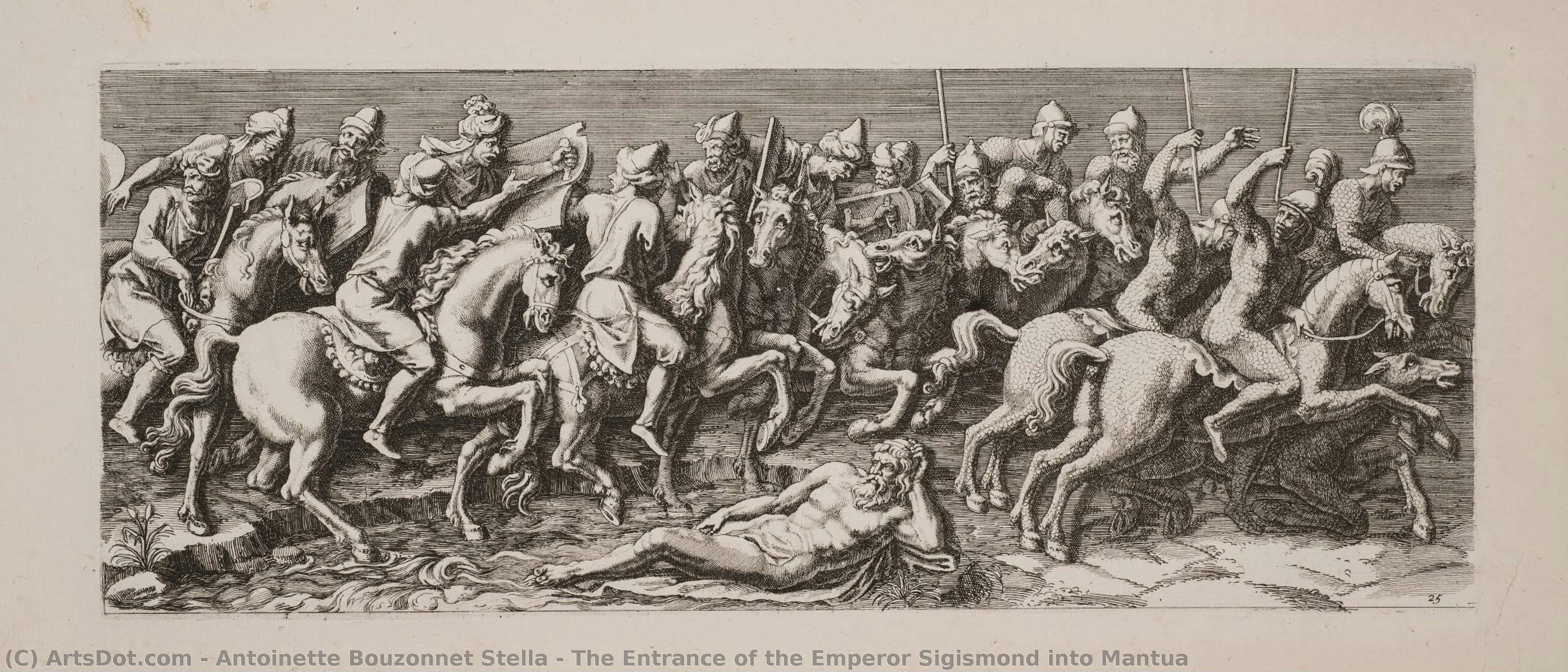 The Entrance Of The Emperor Sigismond Into Mantua — Antoinette Bouzonnet Stella