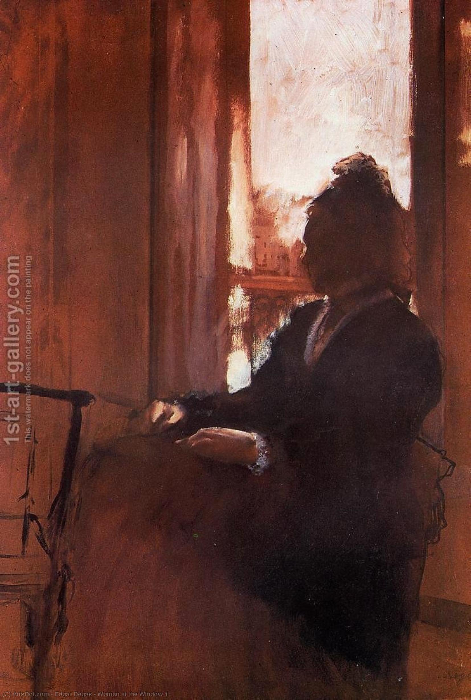 Woman At The Window 1 — Edgar Degas