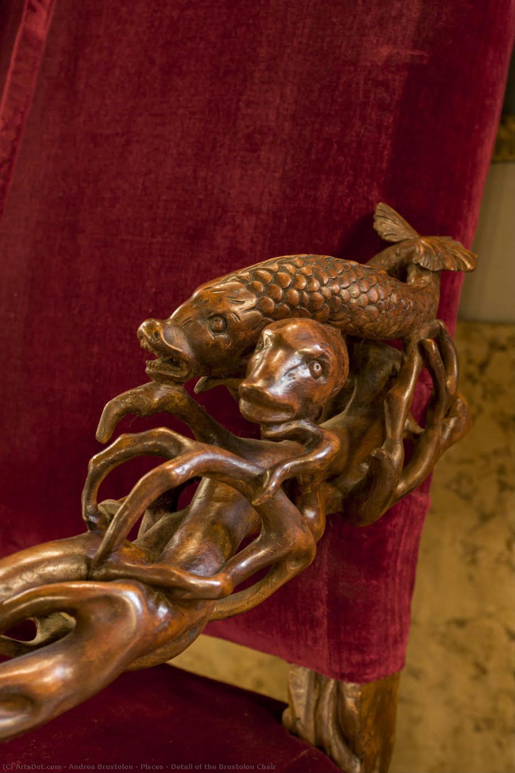 Pisces - Detail Of The Brustolon Chair — Andrea Brustolon