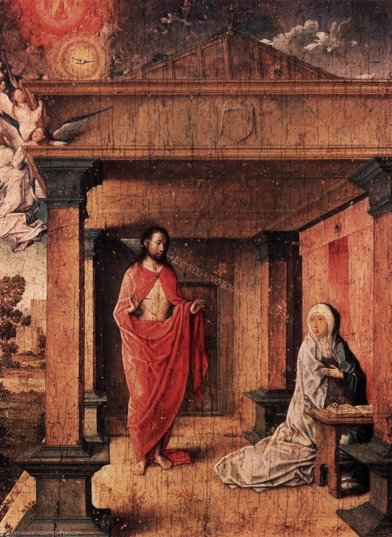 Christ Erscheint Seiner Mutter — Juan De Flandes
