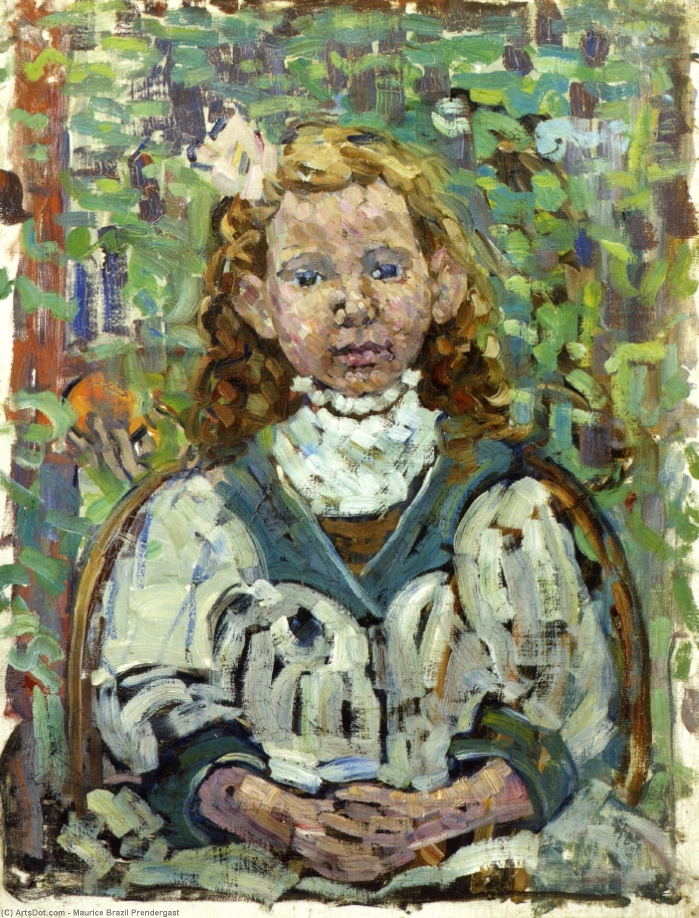 Seated Girl — Maurice Brazil Prendergast