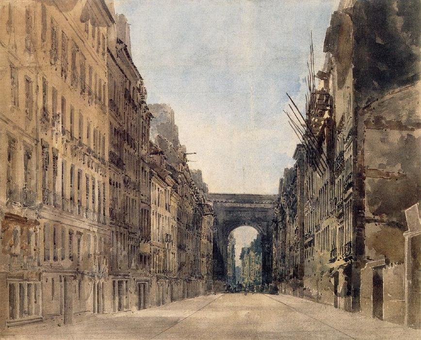 Paris. Rue St Denis — Thomas Girtin
