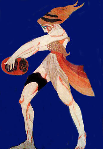 Costume Design For The Play ''famira Kifared'' — Aleksandra Ekster