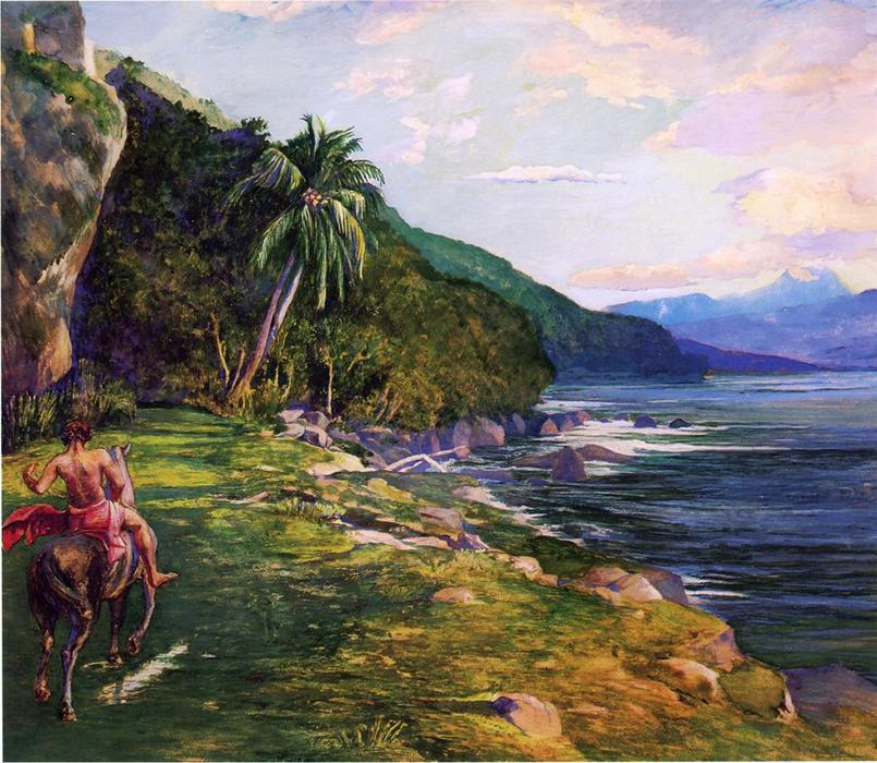 A Bridle Path In Tahiti (aka Bridle Path, Tahiti) — John La Farge