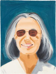 Portrait Of A Woman With Sunglasses — Alex Katz