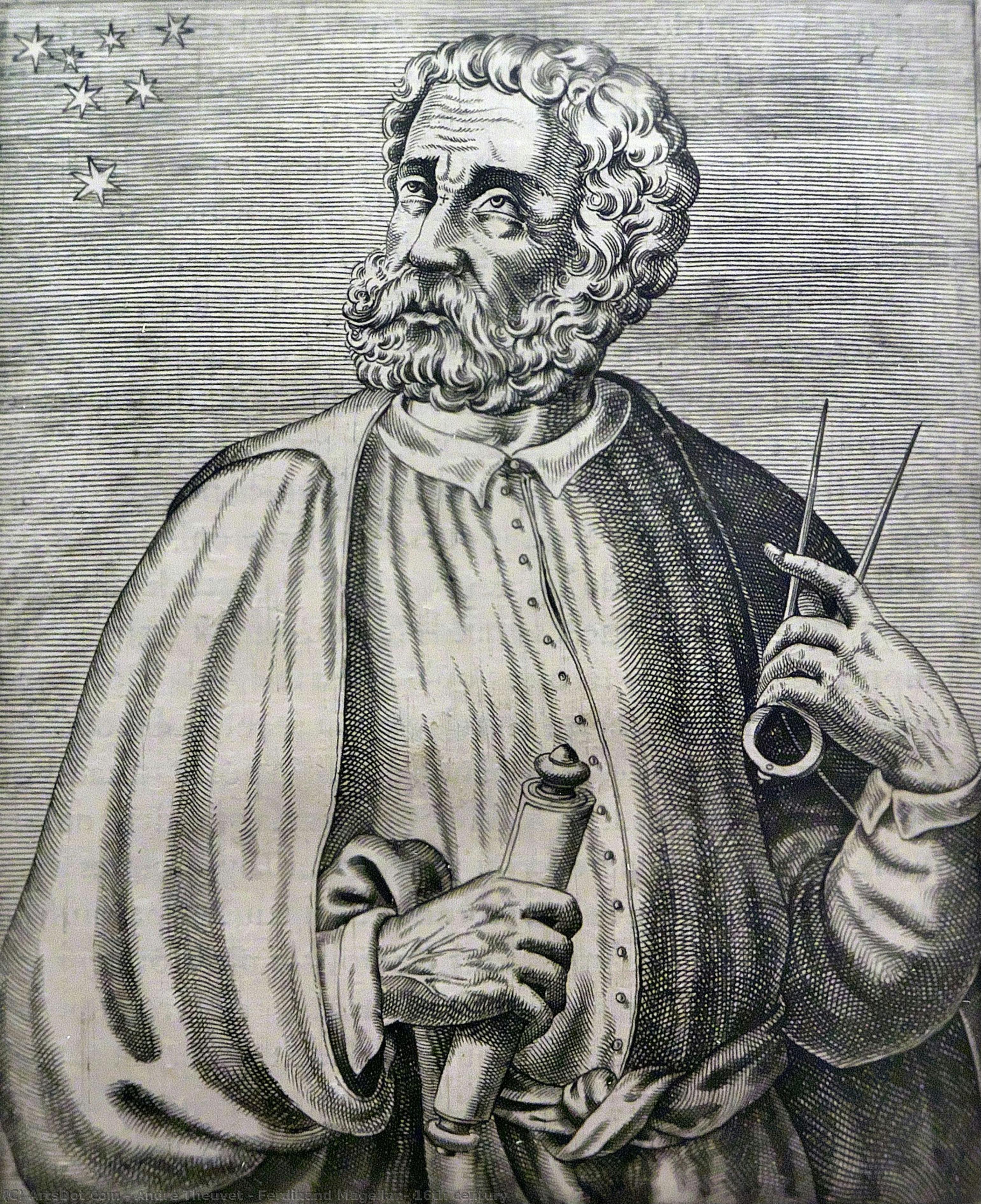 Ferdinand Magellan, 16th Century — André Theuvet