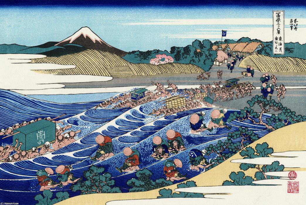 The Fuji From Kanaya On The Tokaido — Katsushika Hokusai
