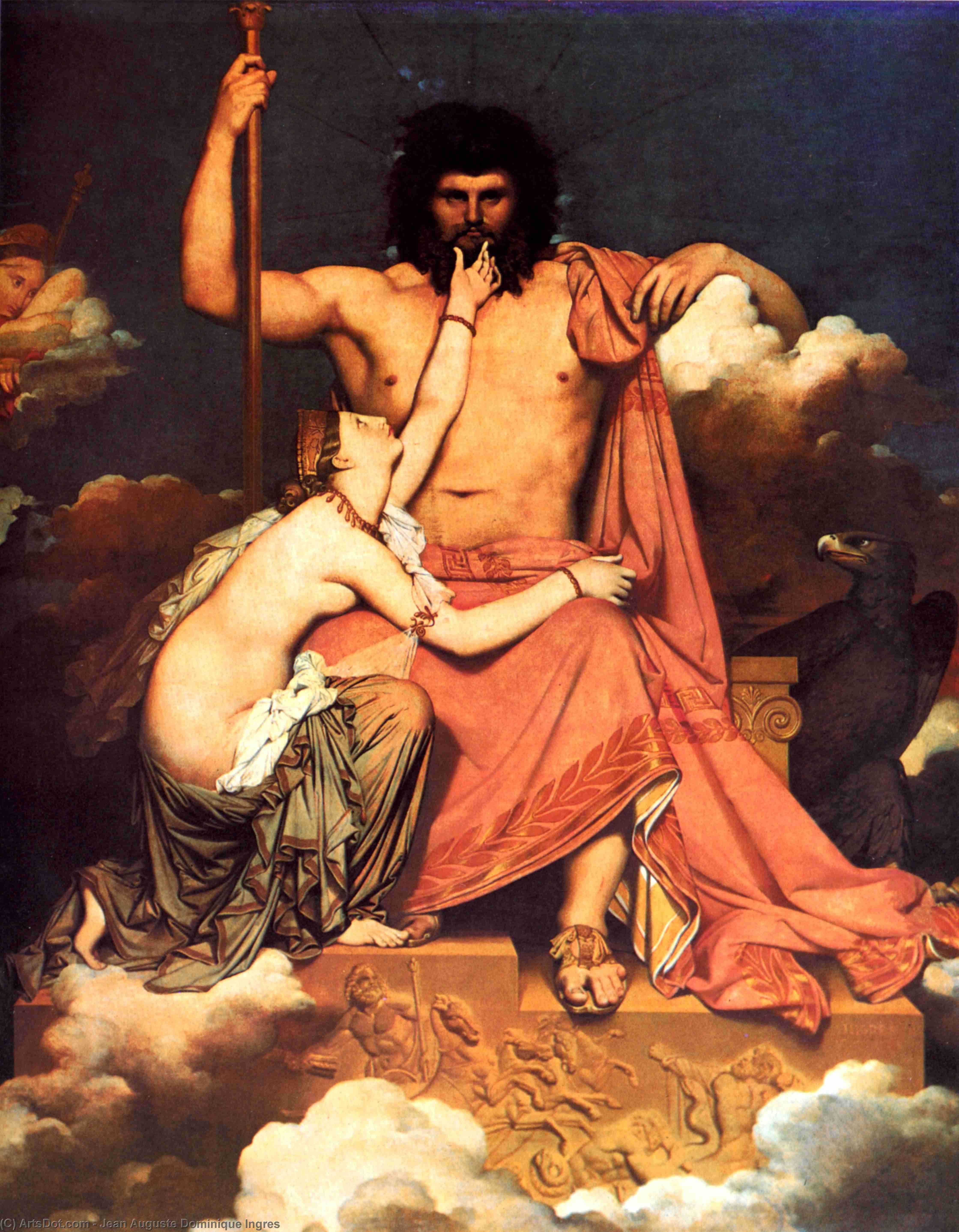 Jupiter And Thetis-large — Jean-auguste-dominique Ingres