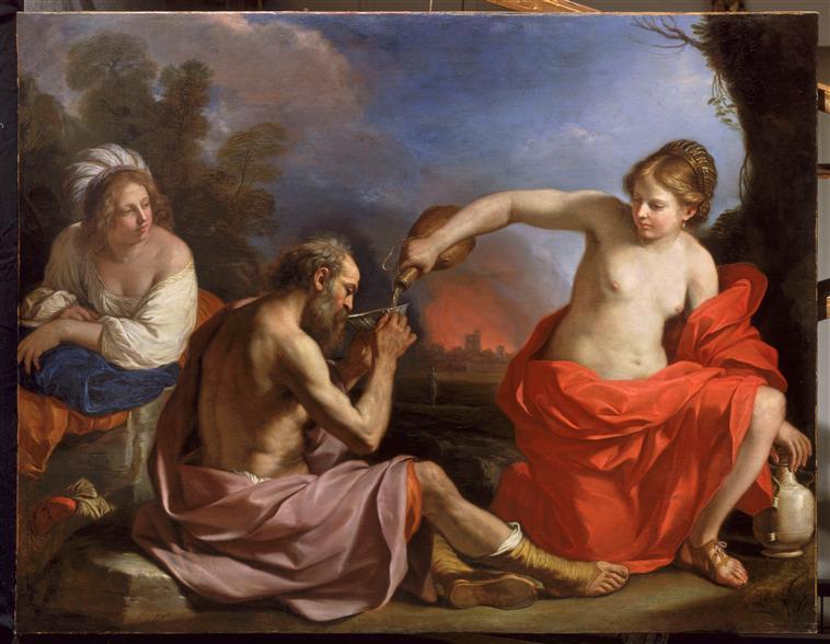 Loth Et Ses Filles — Barbieri Gian Francesco (guercino Il)