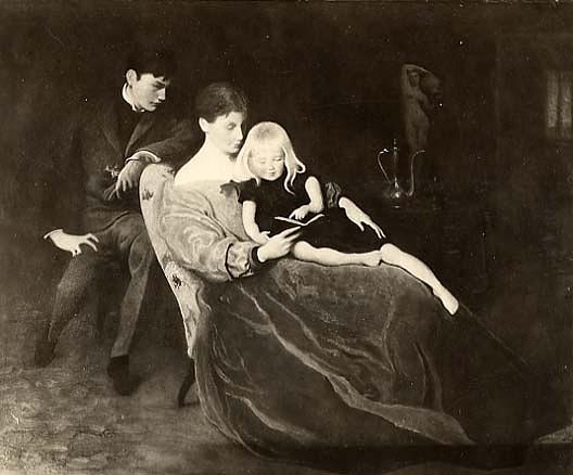 Family Group, (painting) — George De Forest Brush