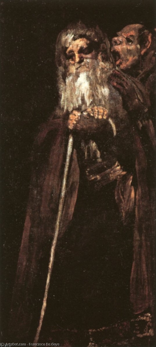 Two Old Men — Гойя