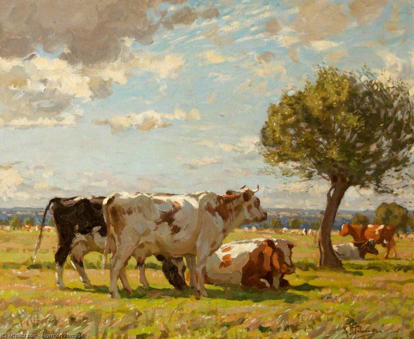 Afternoon In The Norfolk Meadows — Алджернон Талмадж