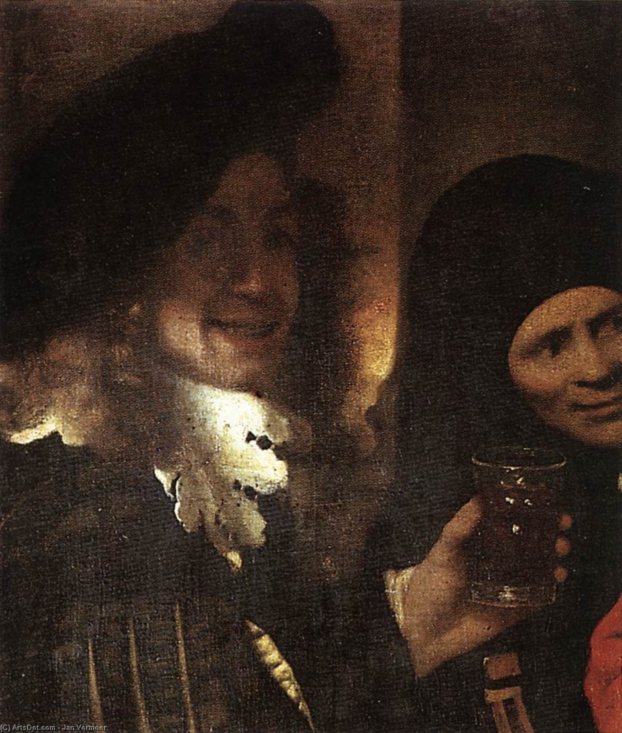 Die Prostituierte (detail) — Johannes Vermeer
