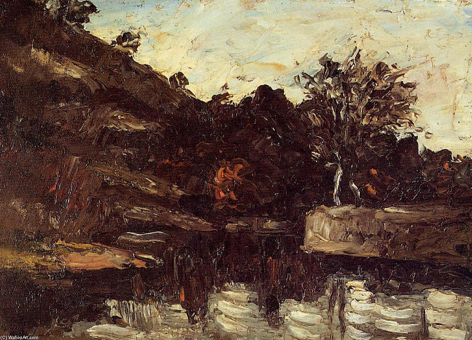 Bend In The River — Поль Сезанн