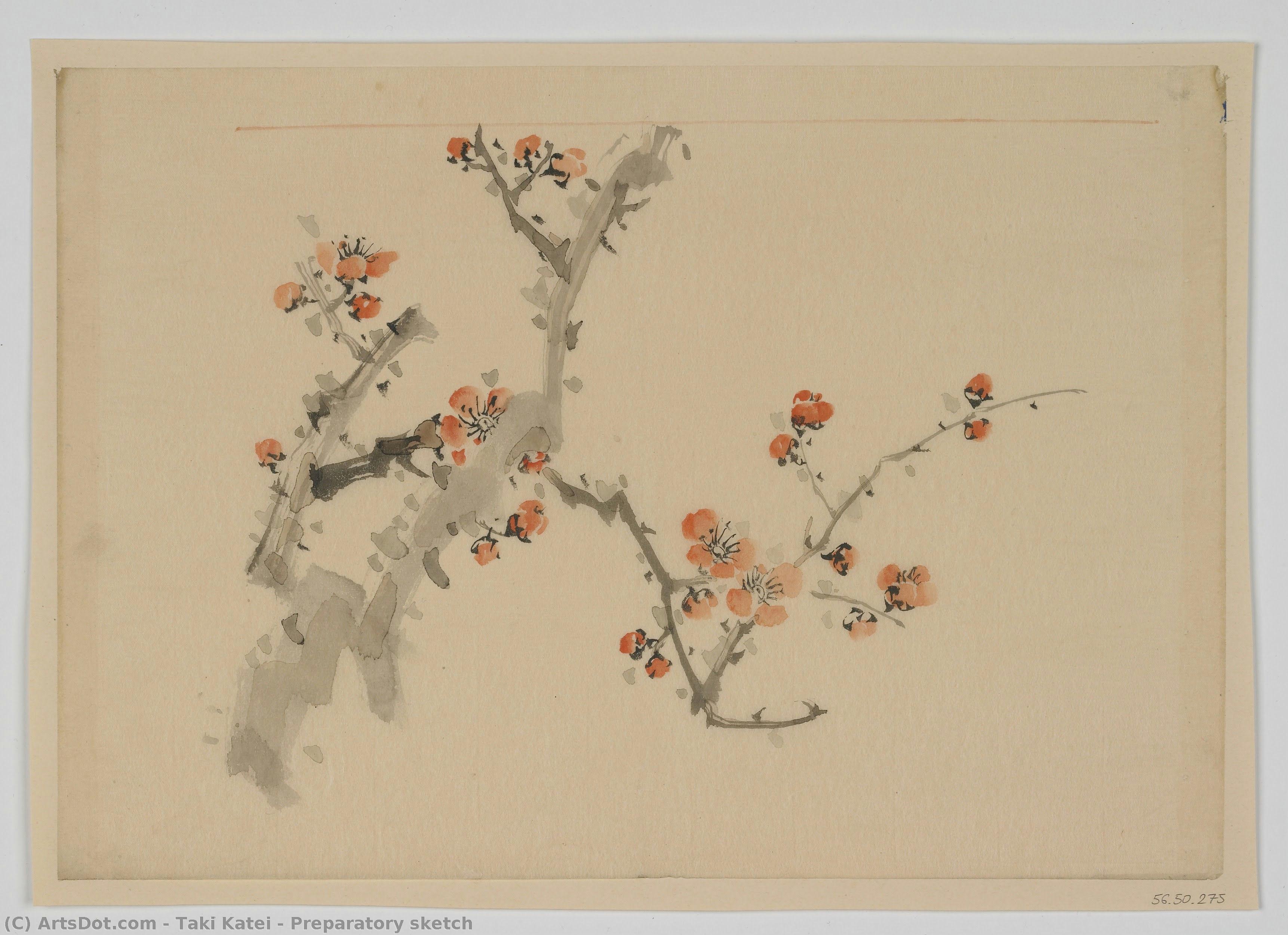 Preparatory Sketch — Taki Katei
