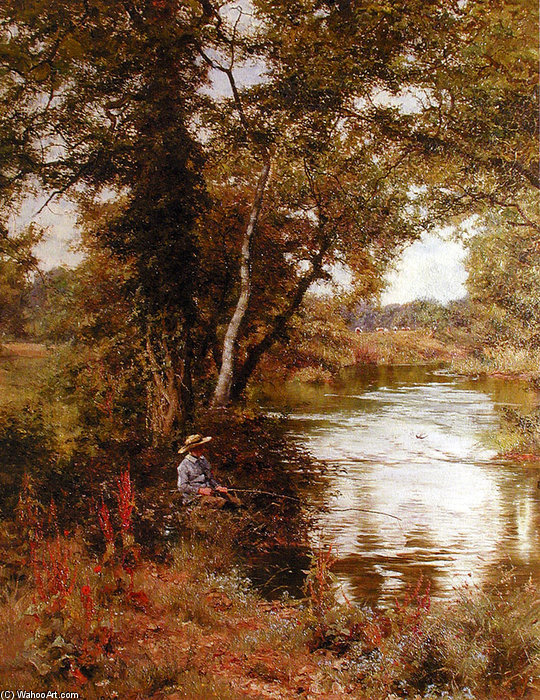 Fishing — Edward Wilkins Waite