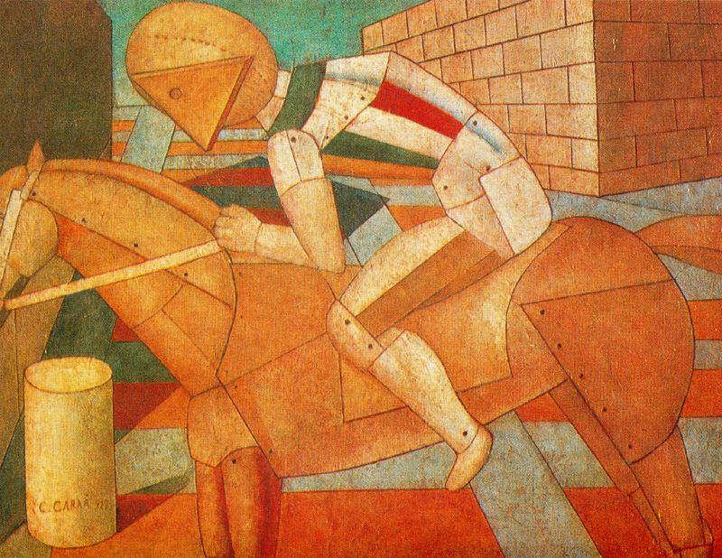 Horse And Rider — Carlo Carrà