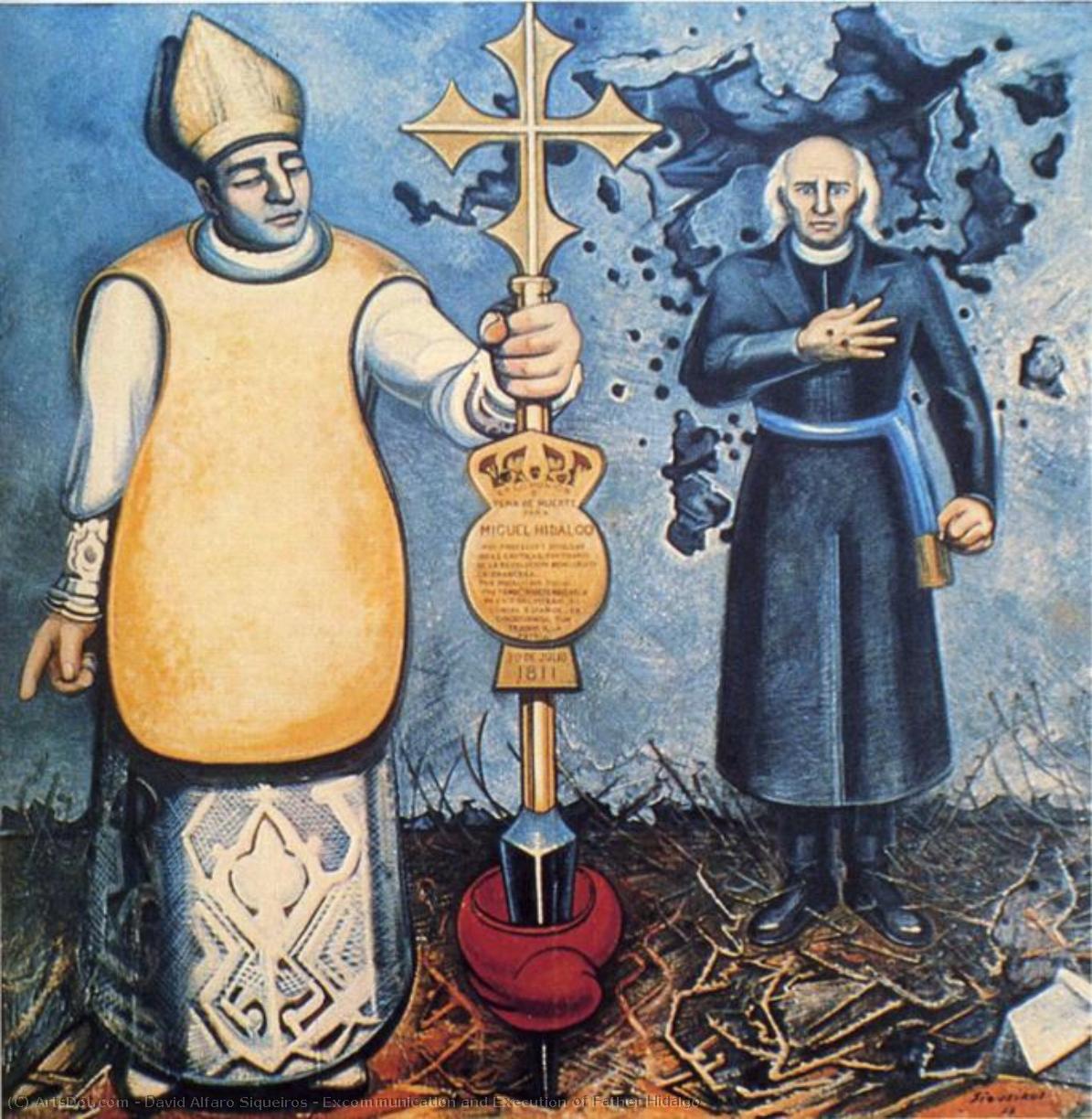 Excommunication And Execution Of Father Hidalgo — David Alfaro Siqueiros