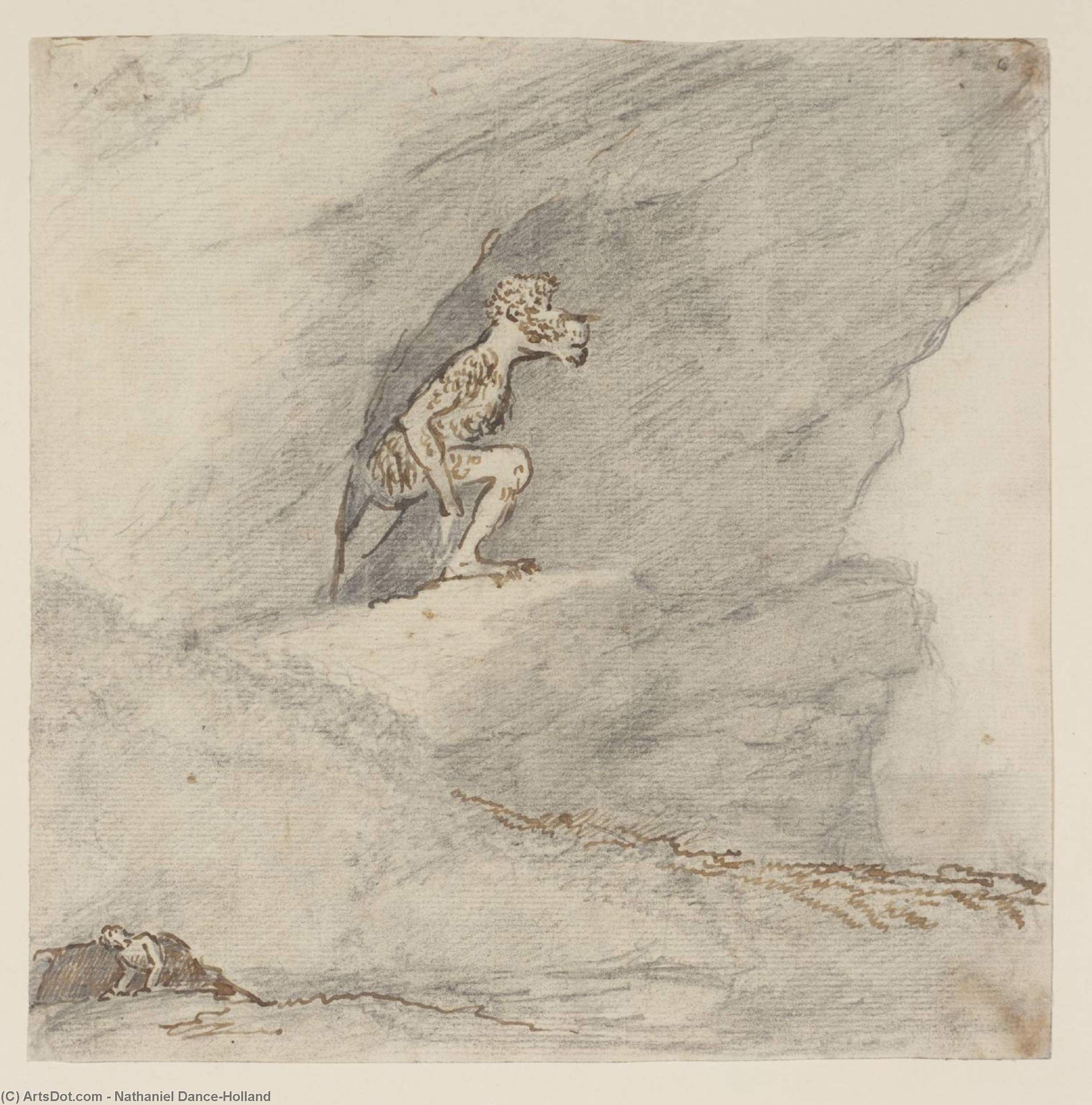A Lilliputian Figure Below — Sir Nathaniel Dance Holland