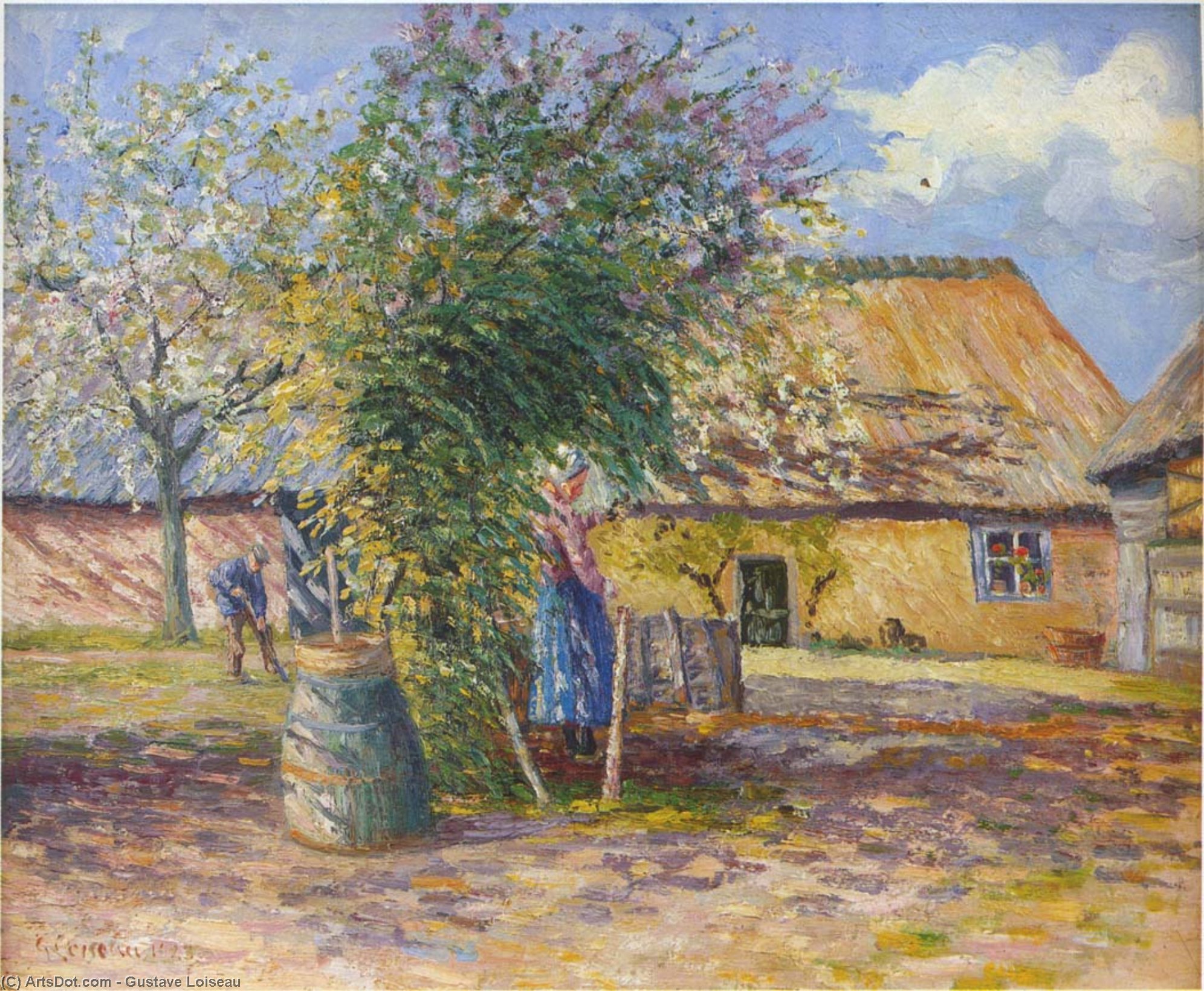 Farm In The Country — Gustave Loiseau