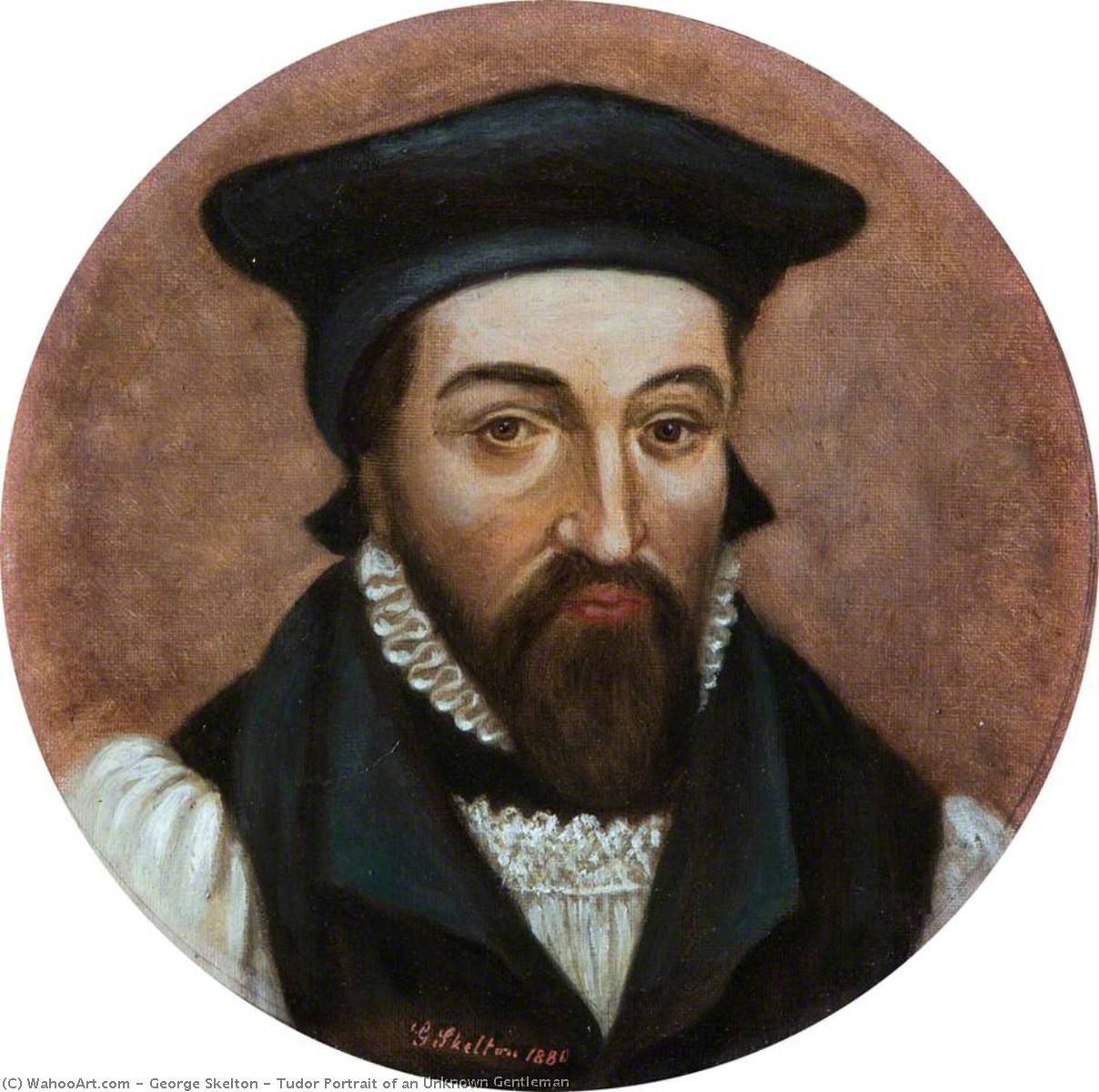 Tudor Portrait Of An Unknown Gentleman — George Skelton