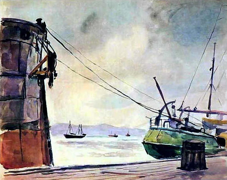 Murmansk. The Polar Night. — Pyotr Konchalovsky