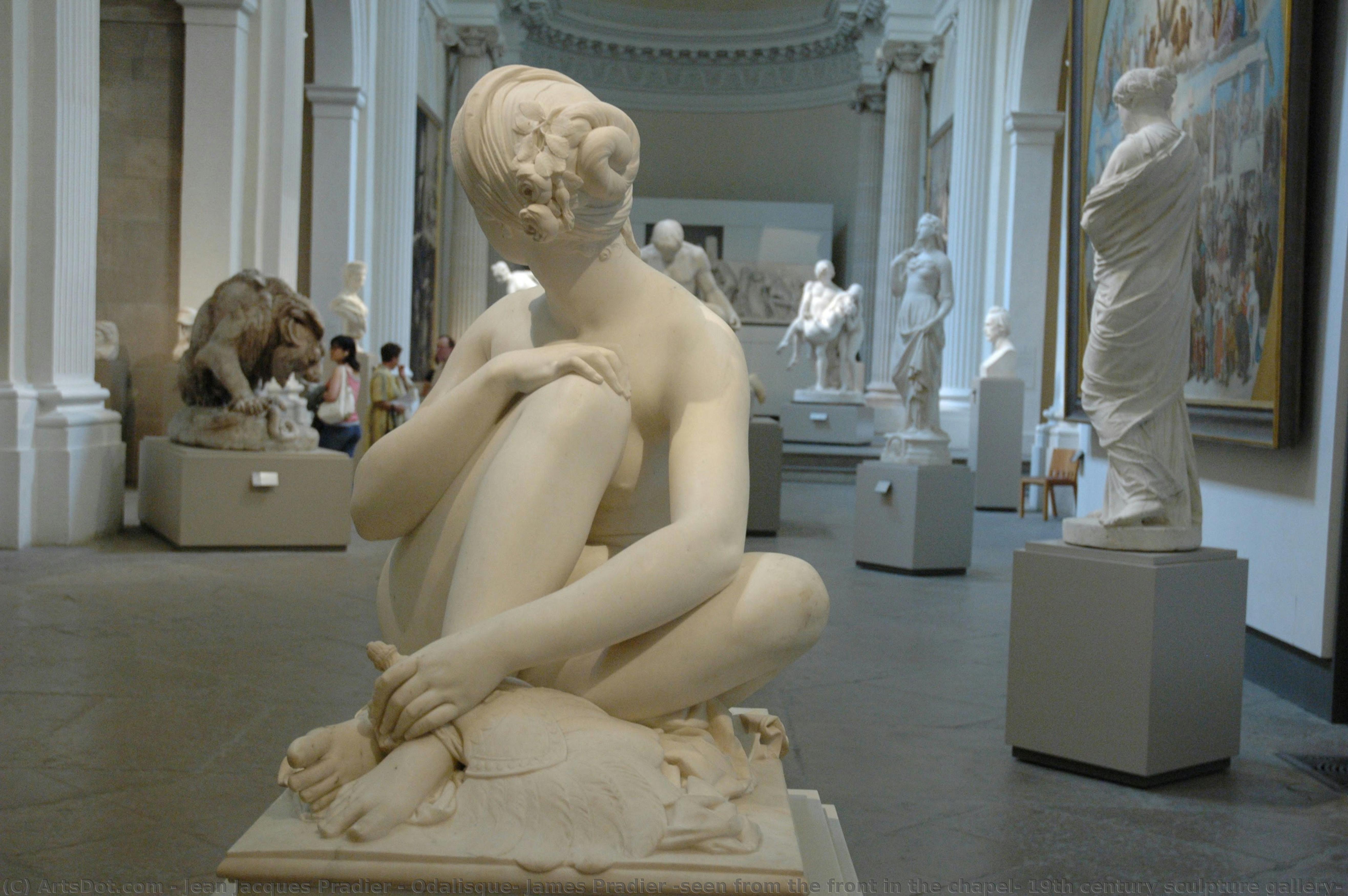 Odalisque, James Pradier (seen From The Front In The Chapel, 19th Century Sculpture Gallery) — Jean Jacques Pradier