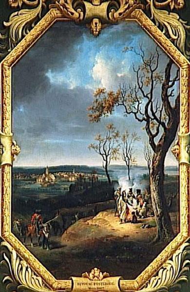 Bivouac D'osterode.mars 1807 — Jean Alaux Lecomte Hippolyte Le Romain