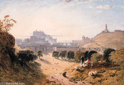 View Of Edinburgh; And View Of Stirling — William Linton