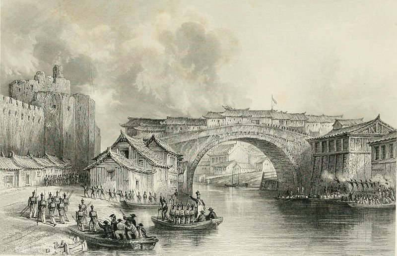 West Gate Of Ching-keang-foo — Thomas Allom