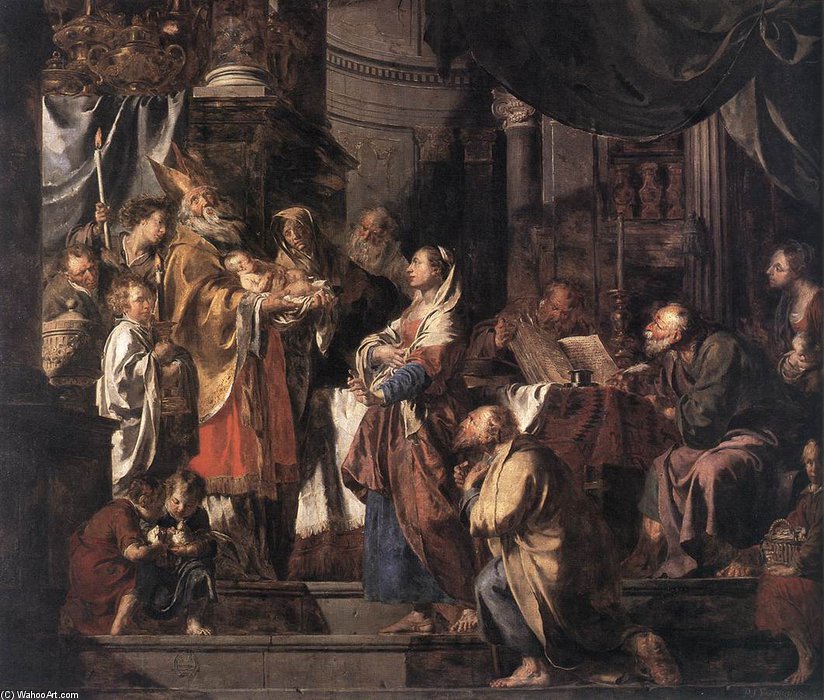 The Presentation In The Temple — Pieter Jozef Verhaghen