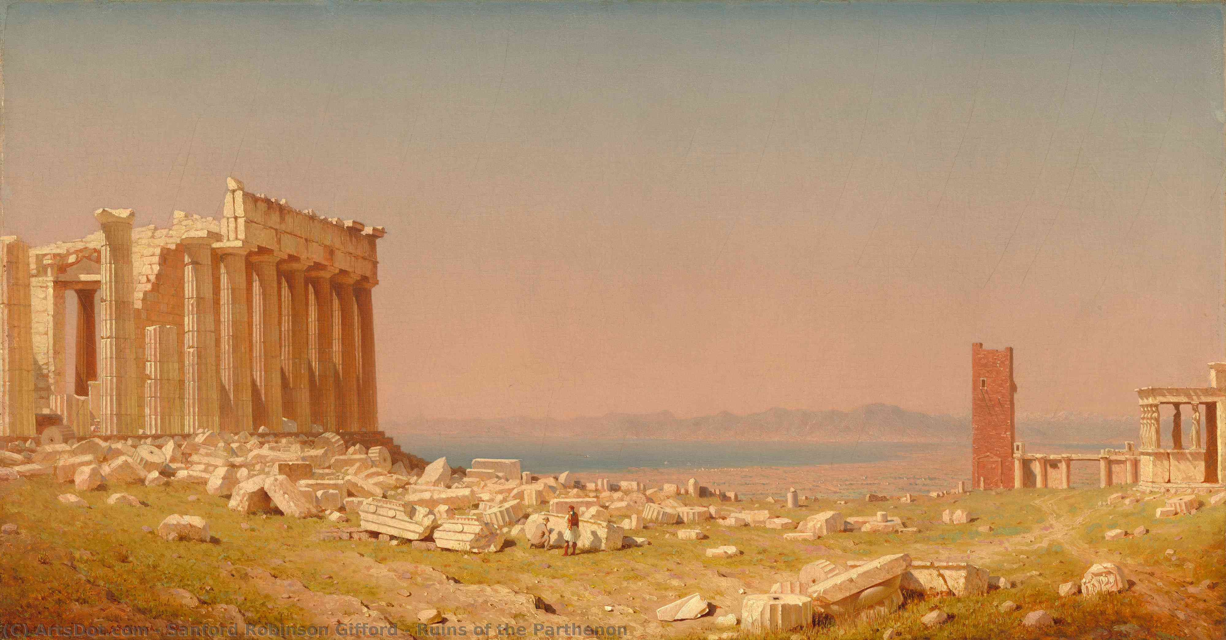 Ruins Of The Parthenon — Sanford Robinson Gifford