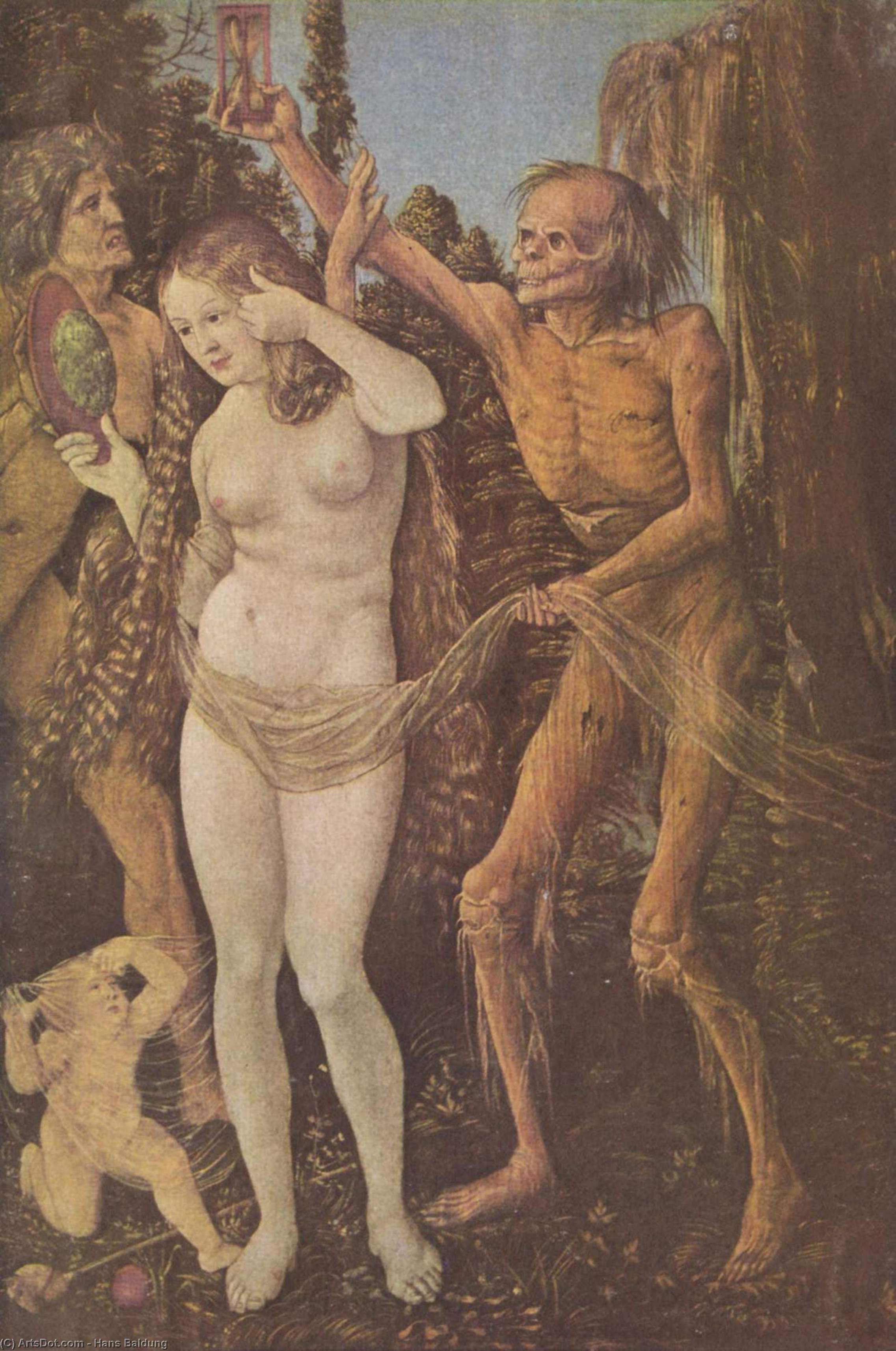 An Allegory Of Death And Beauty — Hans Baldung